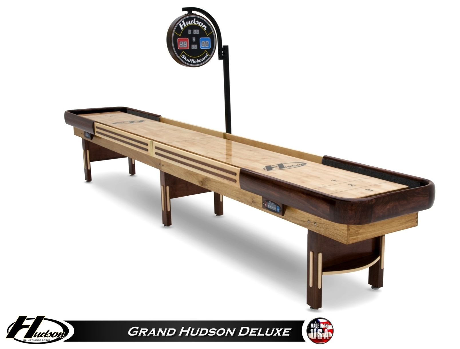 14' Grand Hudson Deluxe Shuffleboard Table Made in the U.S.A